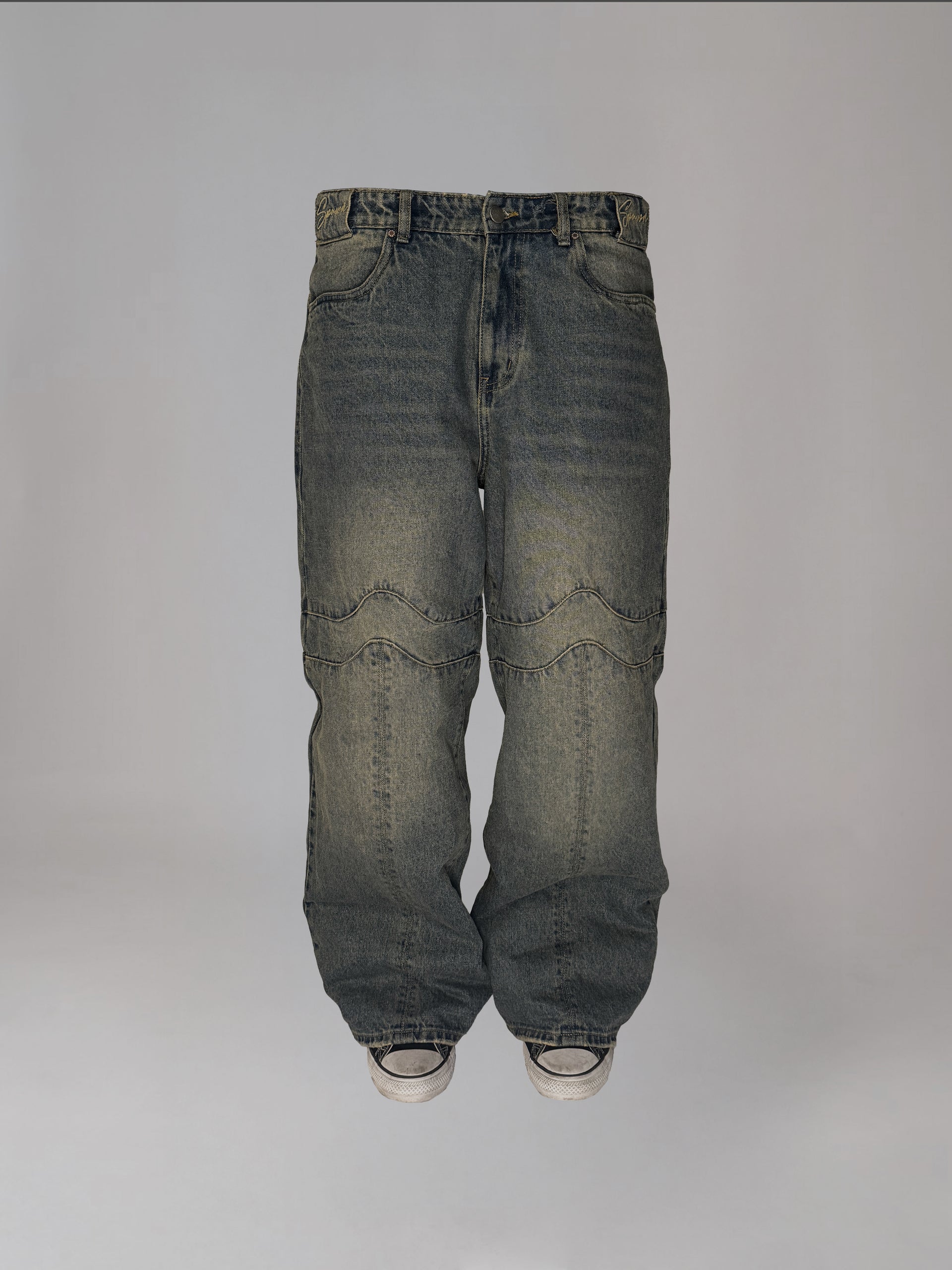 WAVEY WIDE DENIM (Desert wash)